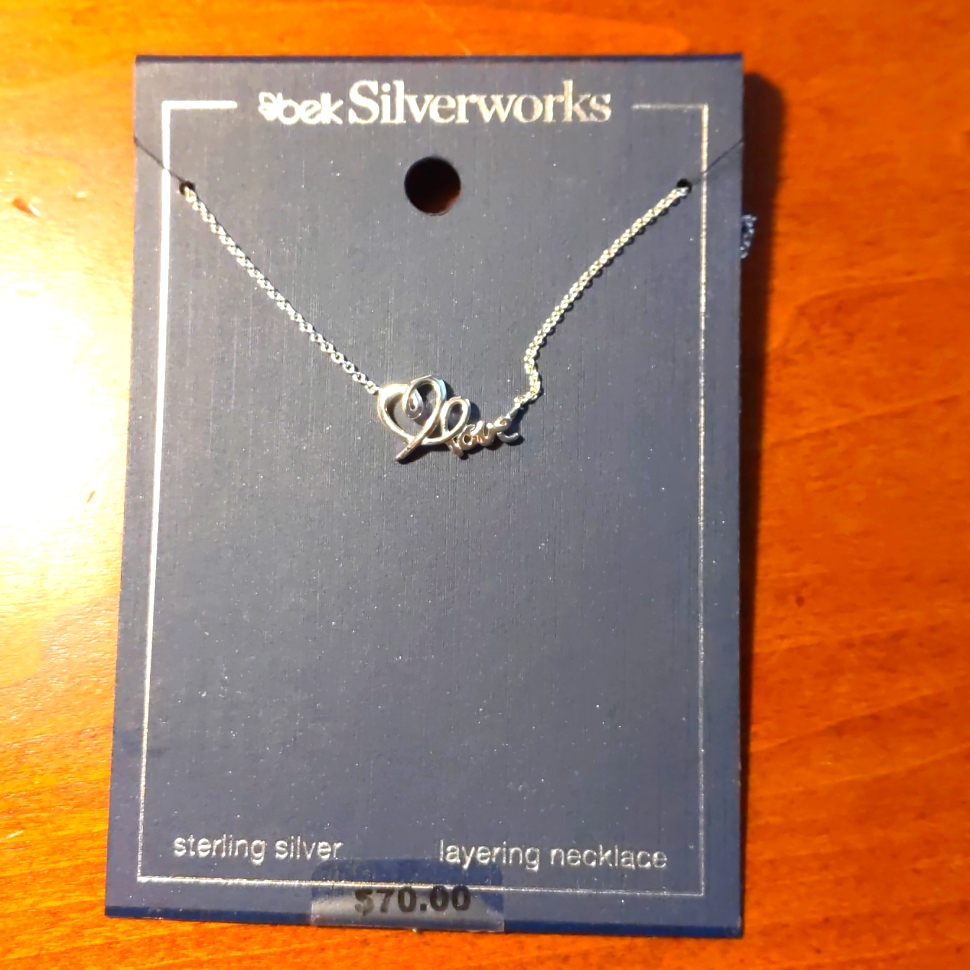 Sterling Silver Necklace 9$